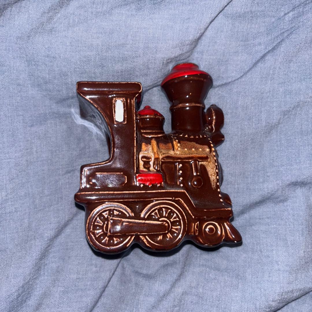 機関車型お香立て 陶器製