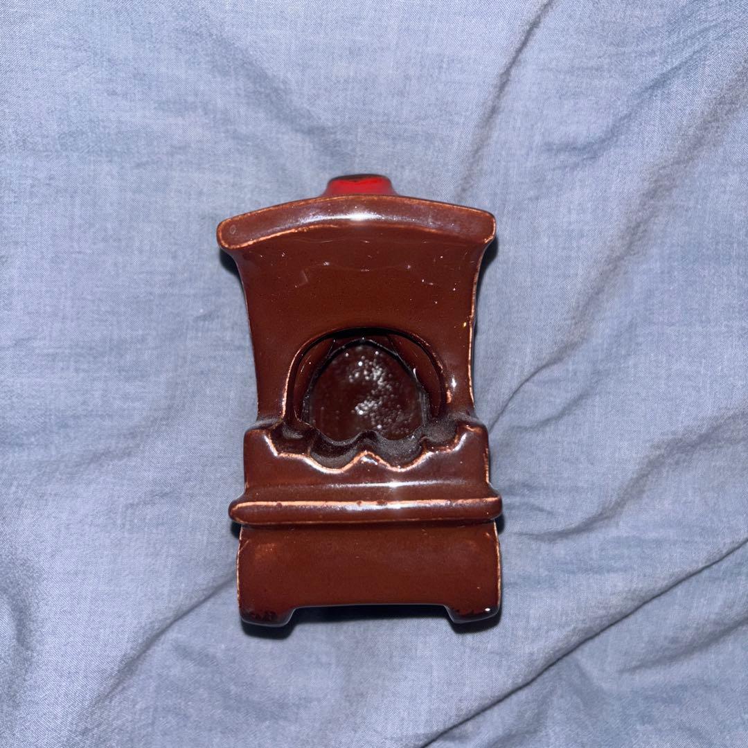 機関車型お香立て 陶器製