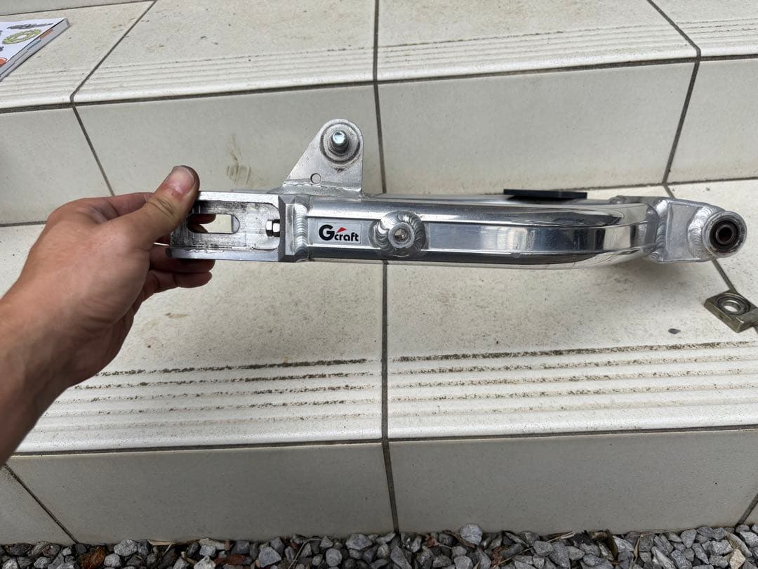 ST50ダックスにて使用 Graftスイングアーム