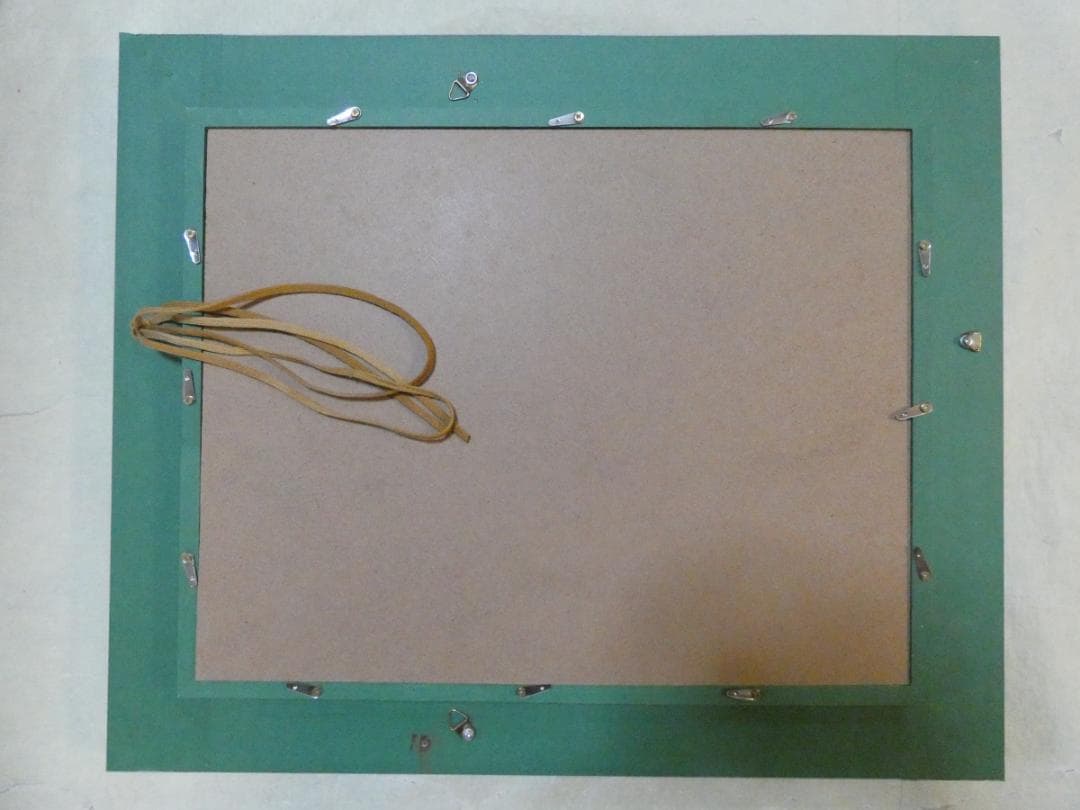 生物画　油絵　ルノワール　ガール（girl）　F6　額付き　手描き　肉筆