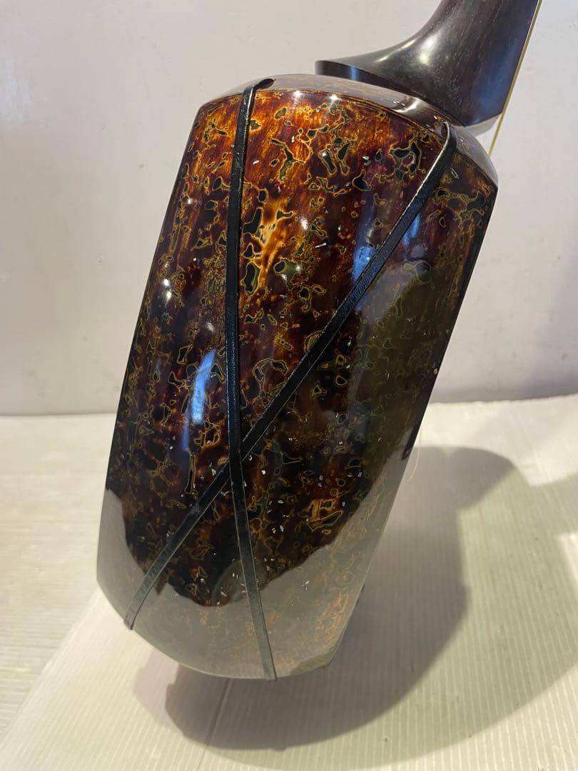 三味線　ケース付き　袋　和楽器　趣味　機材　年代物