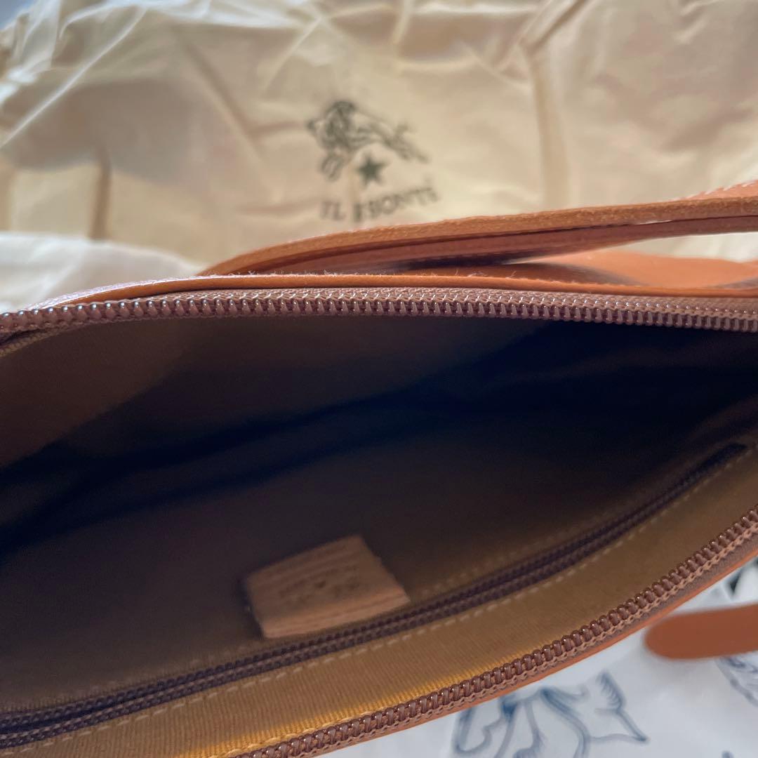 IL BISONTE ショルダーバッグ ブラウン　本革