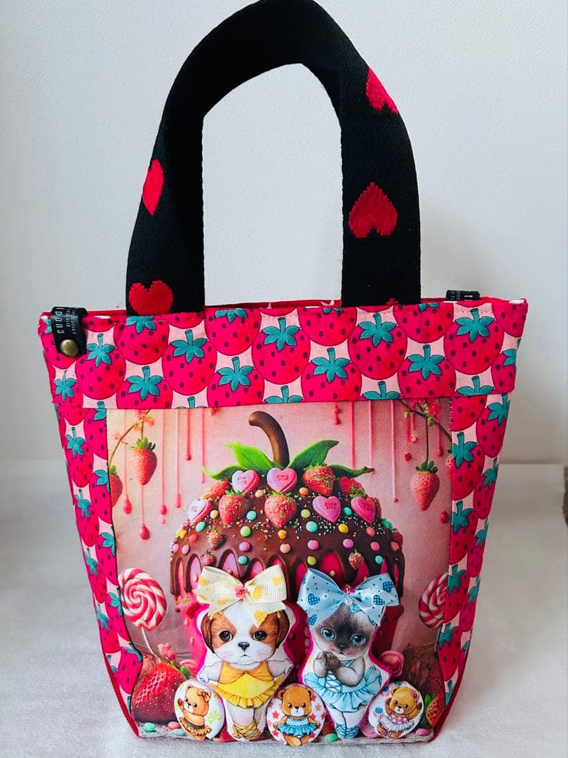ハンドメイド　コヤンイサムチョン　リトルバレリーナ　ランチトートバッグ❣️
