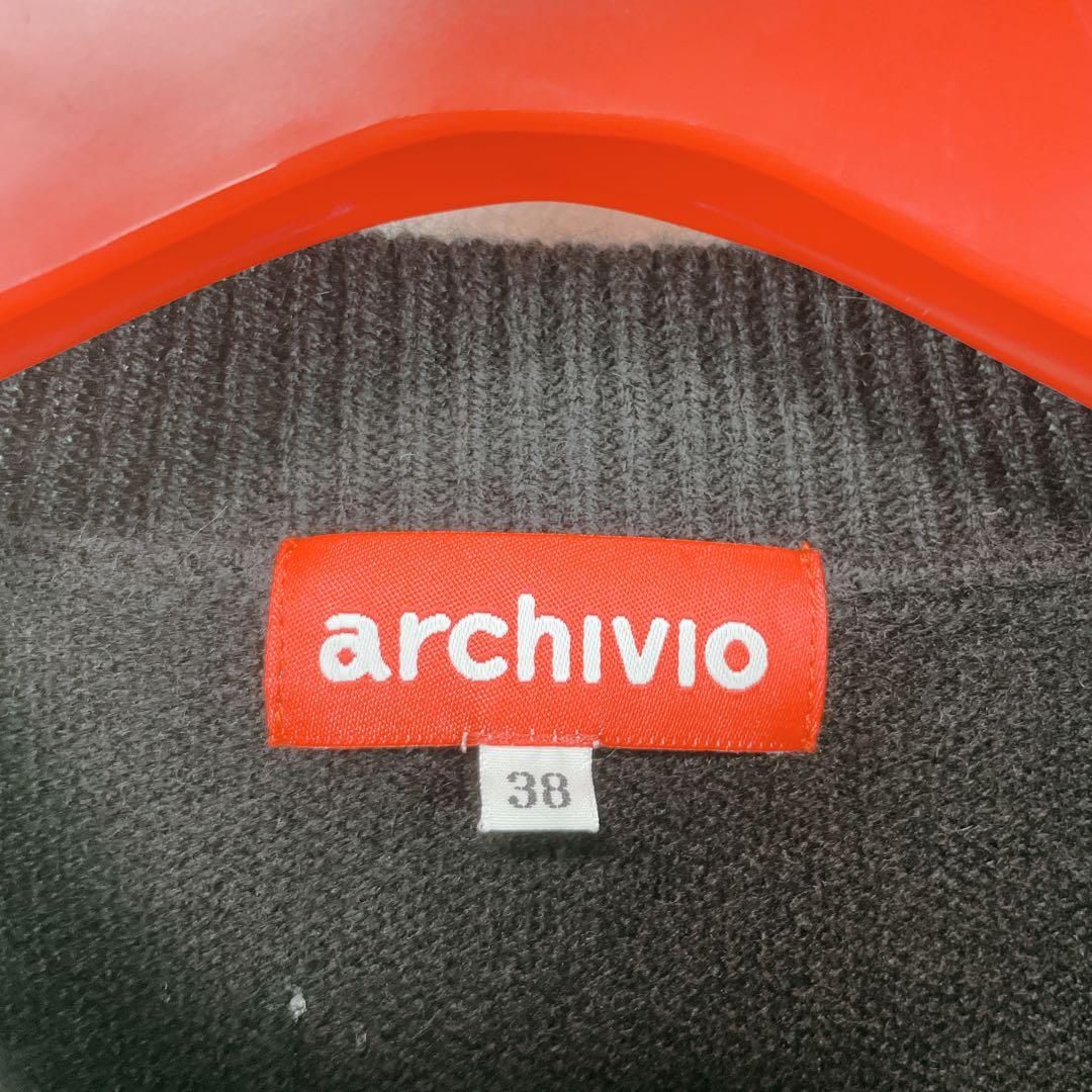 新品未使用24FWarchivio カシミヤキラキラロゴ38号 黒 ×ピンク