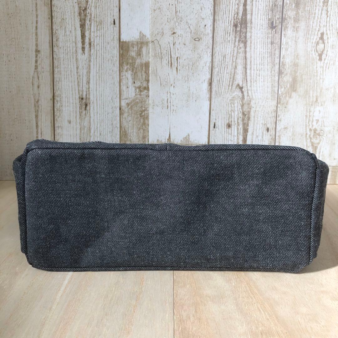 ジュリナナちゃん　デニムトートバッグ　ブラック【新品デニム】