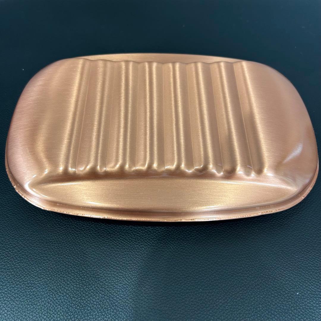 美品　新光金属　純銅湯たんぽ　替えパッキン　袋付き　1.2リットル