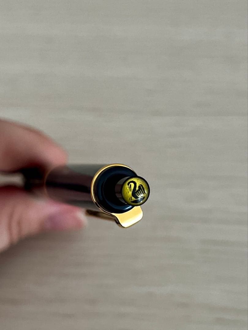 ペリカン マーブルグリーン万年筆＆ボールペンセット 箱入りインク付き