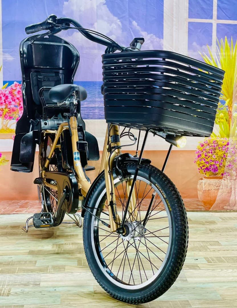 ギュットアニーズ⭐️13AH！パナソニック子供乗せ電動アシスト自転車Y2295