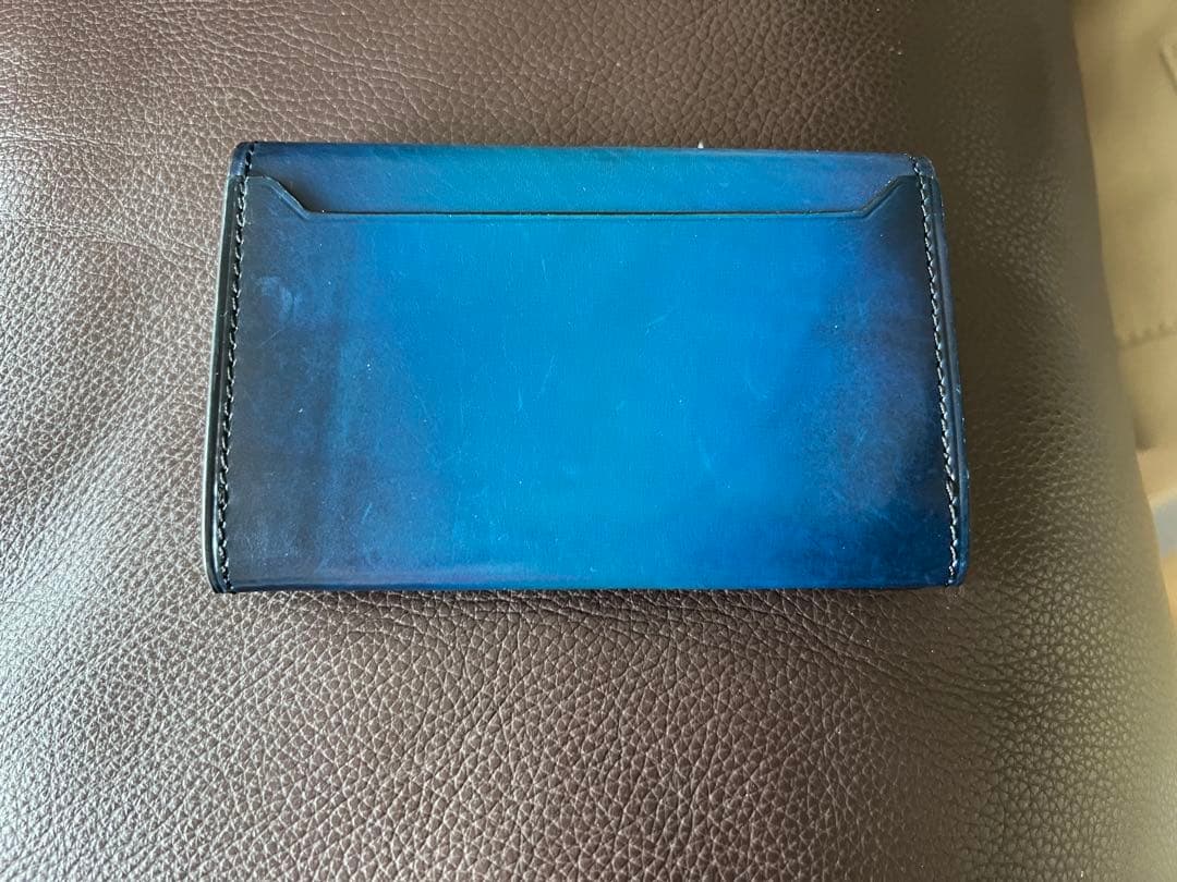 YVP161 名刺入れ 青色のグラデーション