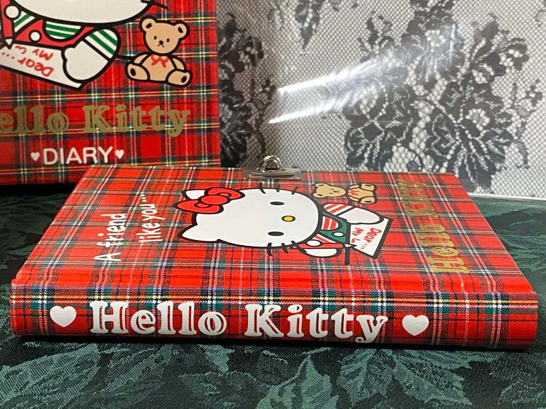 サンリオ　キティ　ダイアリー　日記帳　鍵付き　箱入り　平成　レトロ　希少　レア