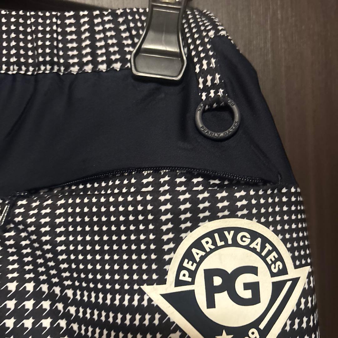 PG 黒と白のチェック柄スカート　サイズ０