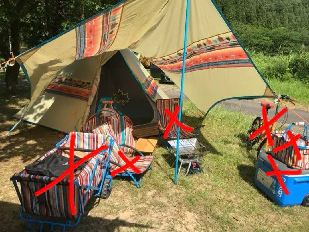 初心者キャンプ！ロゴス テントタープセット　LOGOS