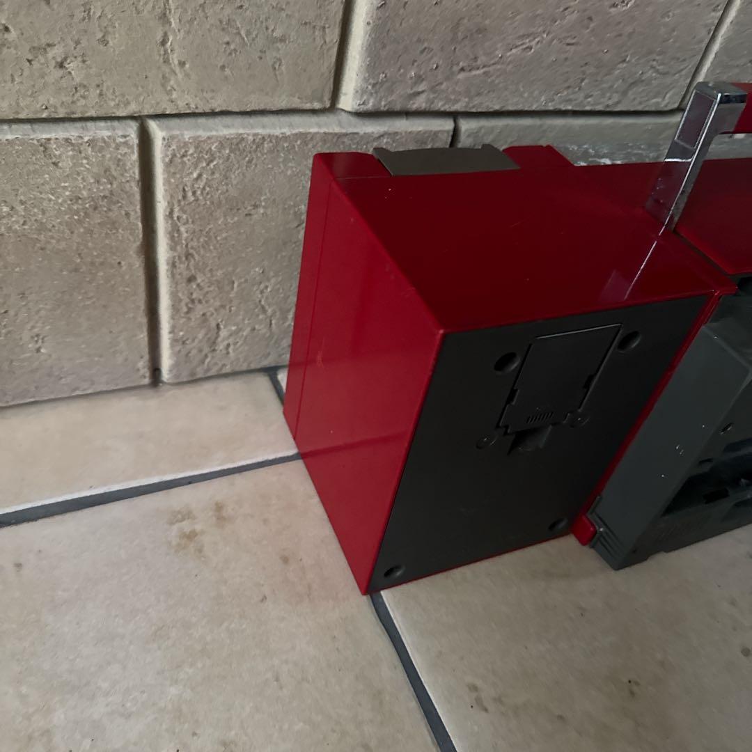 HITACHI PERDISCO TRK-W3 バブルラジカセ 赤 昭和レトロ