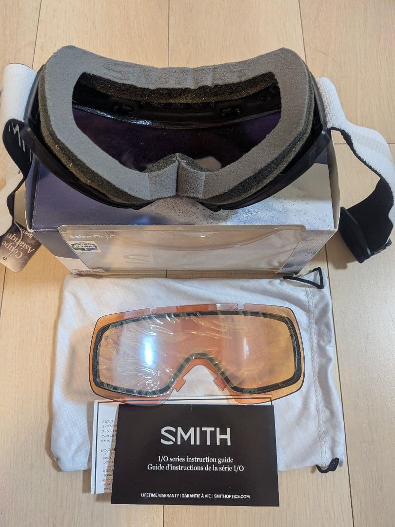 SMITH I/O ゴーグル ミラー レンズ付き