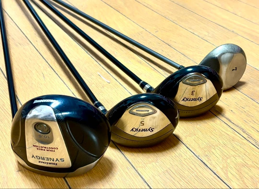 初心者向け BRIDGESTONE & DUNLOP メンズ ゴルフクラブセット