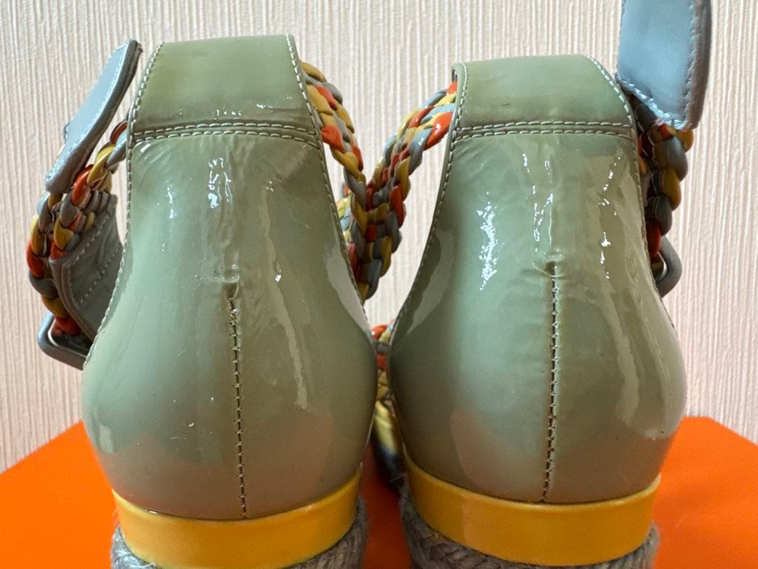 めるちゃんHERMES ウエッジソール　サンダル