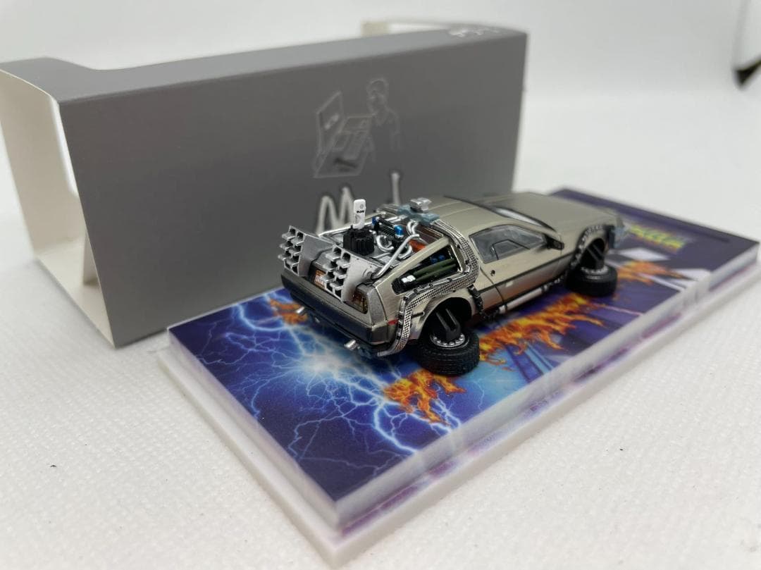 4R-569 MJ 1/64 バック トゥ ザ フューチャー デロリアン