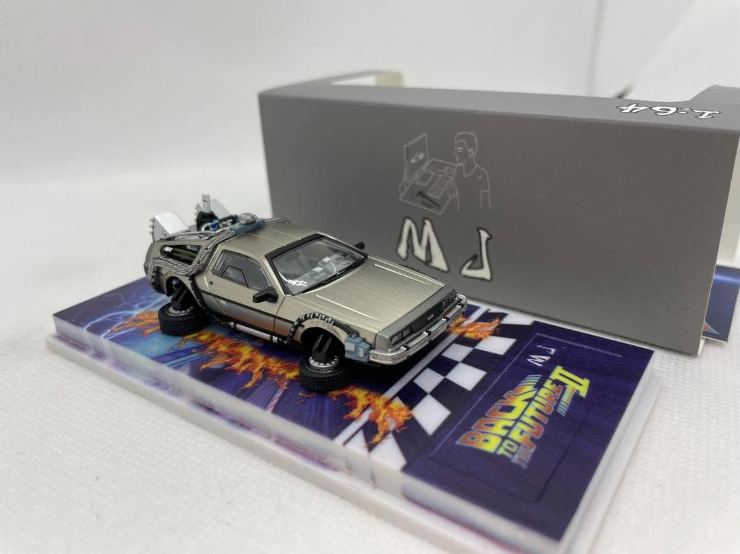 4R-569 MJ 1/64 バック トゥ ザ フューチャー デロリアン