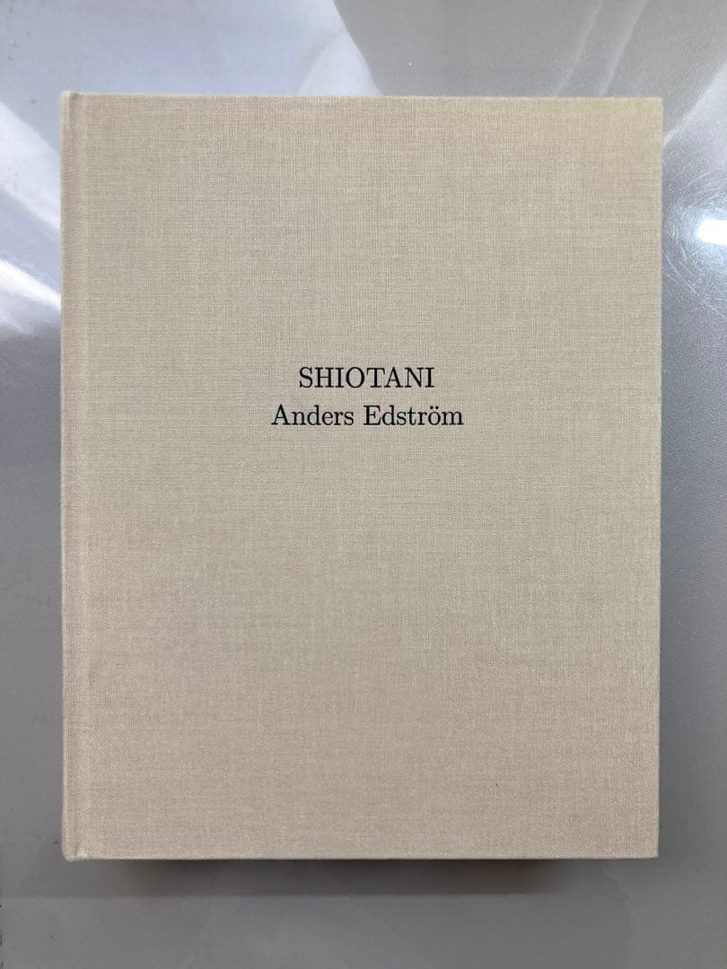 予約済　【サイン入】写真集: ANDERS EDSTROM: SHIOTANI