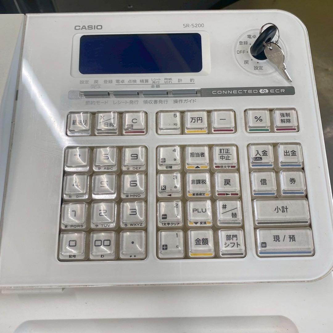 CASIO SR-5200 レジスター ホワイト