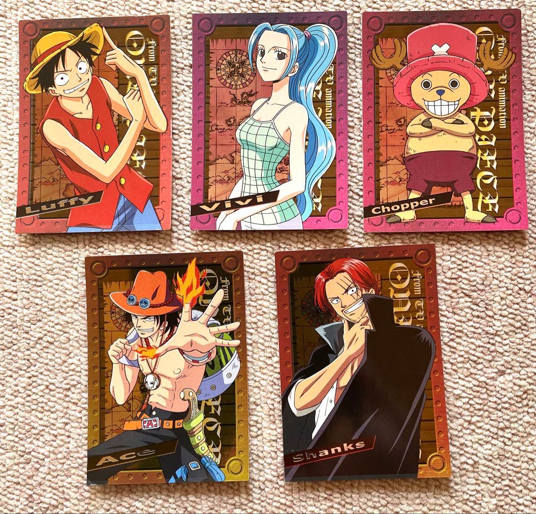 ワンピースコレクションカード5枚　2002年希少