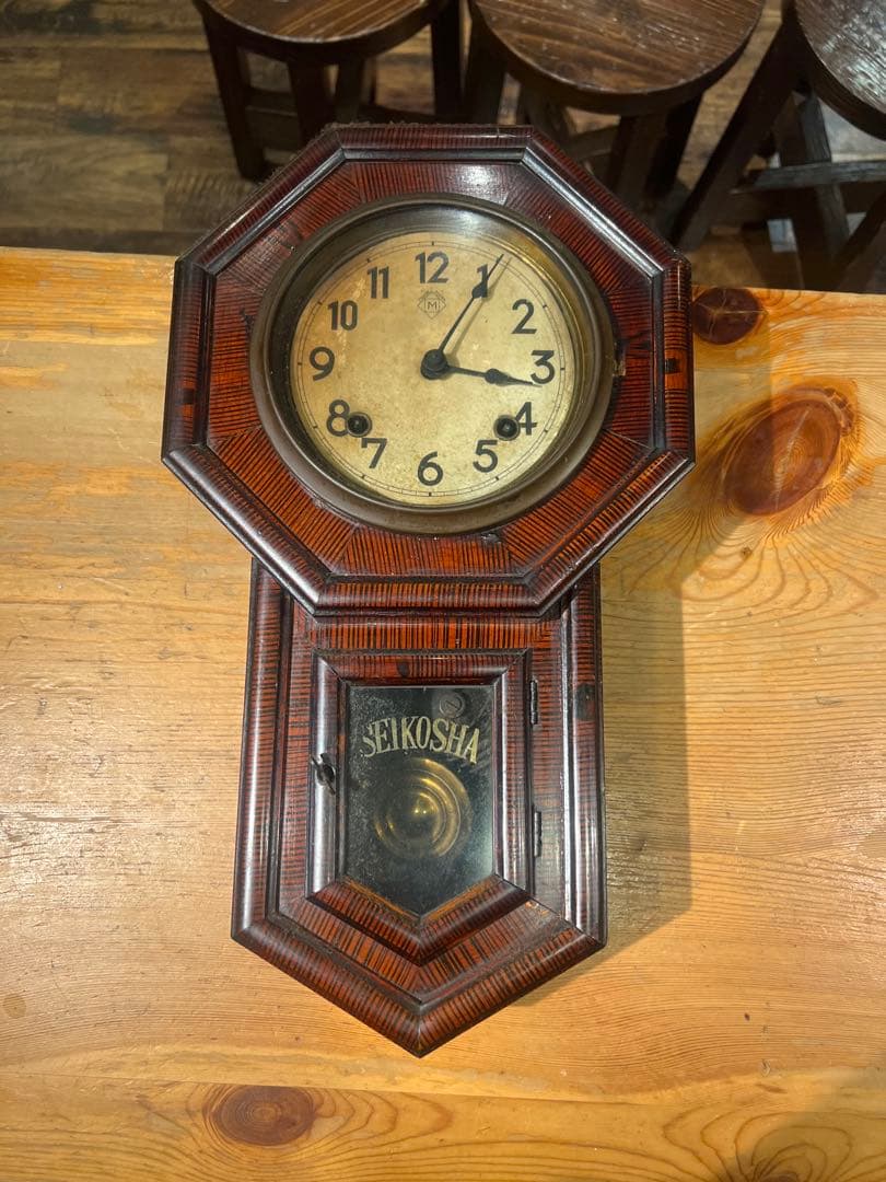 精工舎 八角形ゼンマイ時計