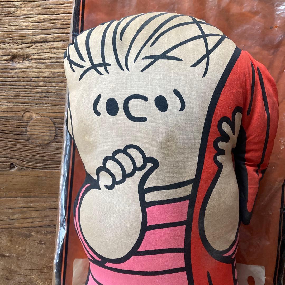 9*2様 60's ヴィンテージ　クッション　ドール　ピロー　ライナス　スヌーピ