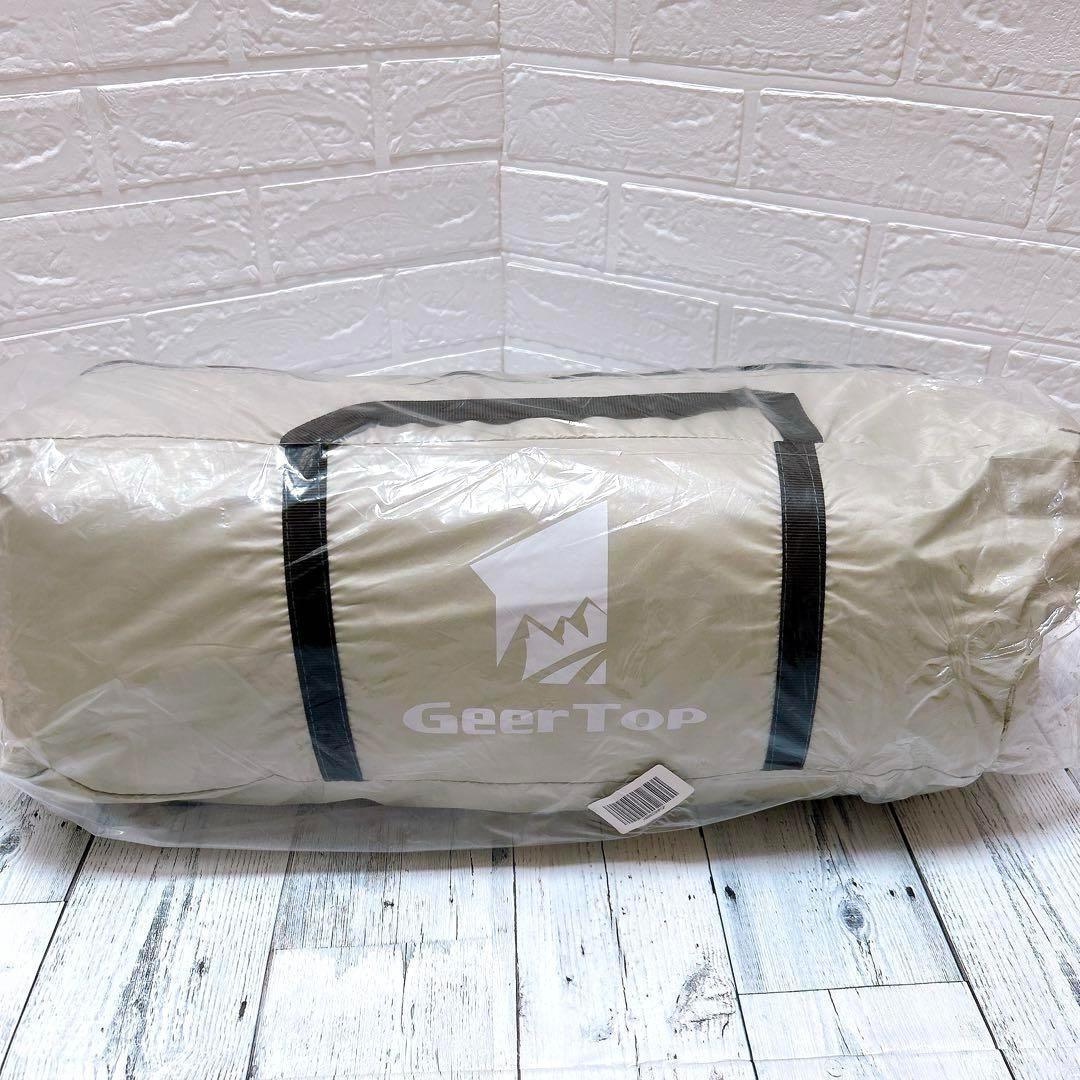 GEERTOP⭐️テント 4-6人用 大型 グリーン 防災 アウトドア キャンプ