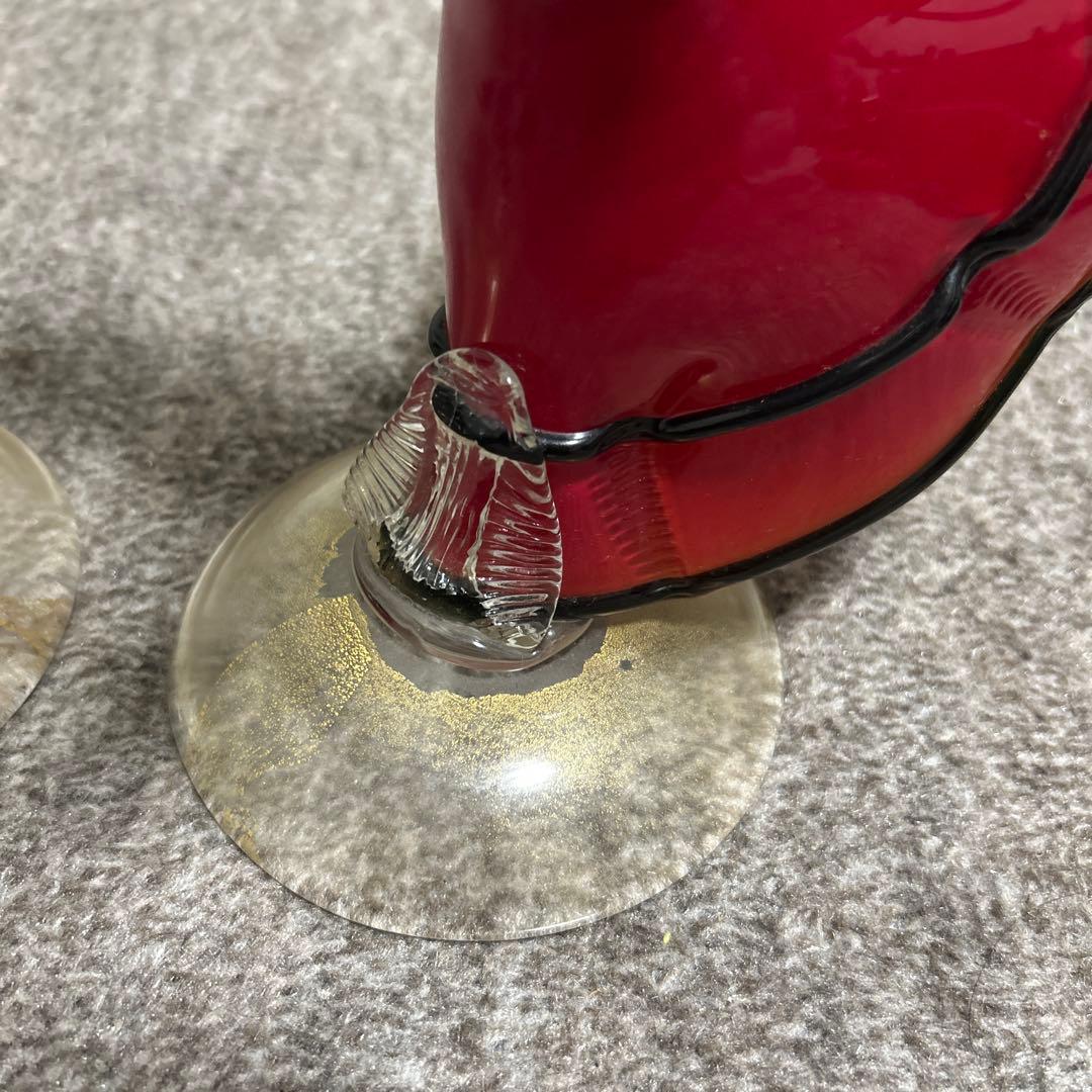 ベネチアンガラス ペアドール ムラーノガラス ダンス イタリア