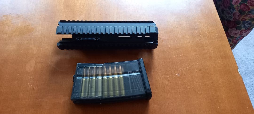 HK417D純正 ハンドガードとスプリングマガジン