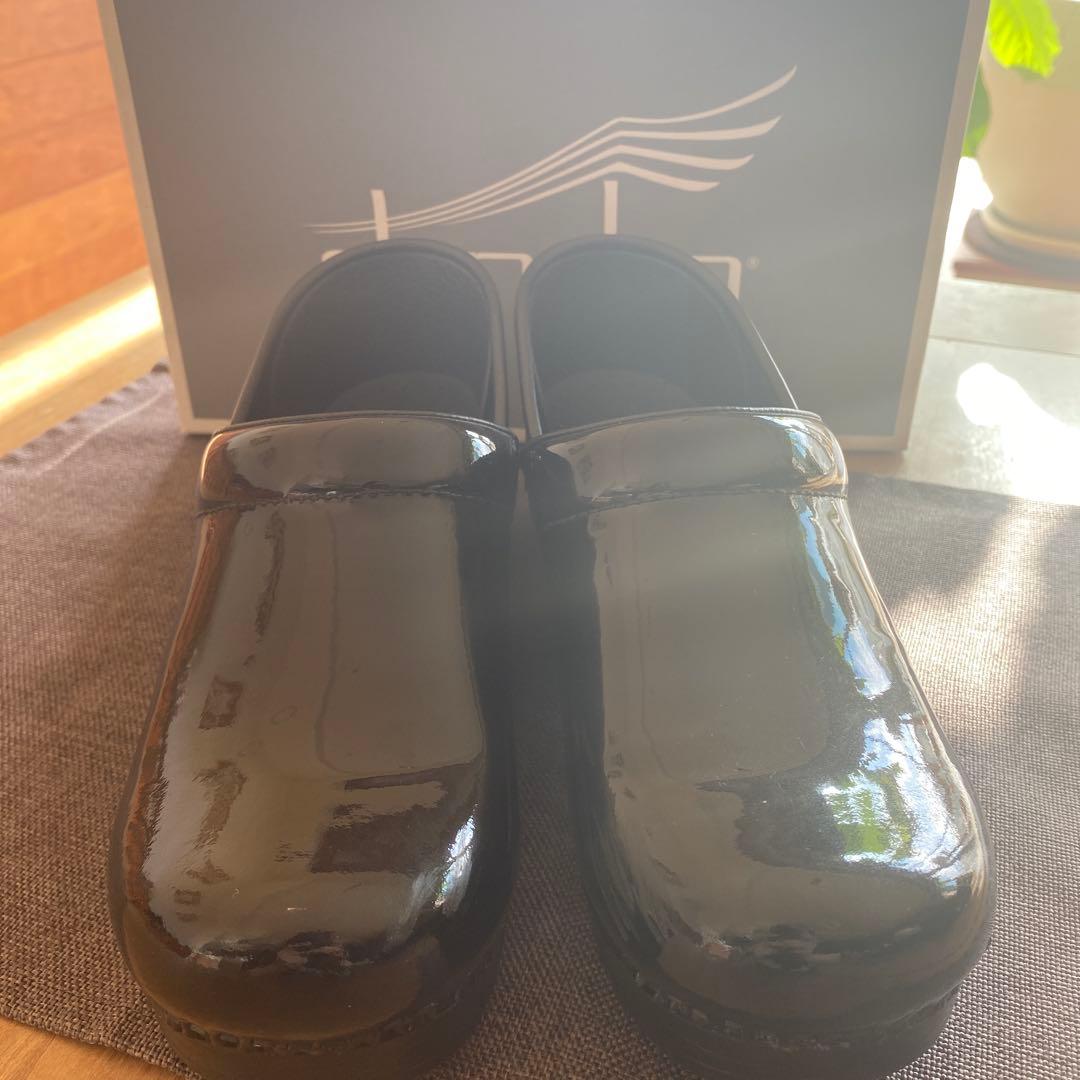 dansko プロフェッショナル　ブラックパテント　38