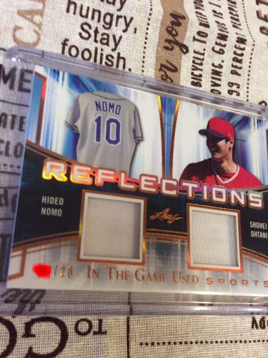 20枚限定 大谷 野茂 選手 ジャージ & シリアルナンバー付 ルーキーカード