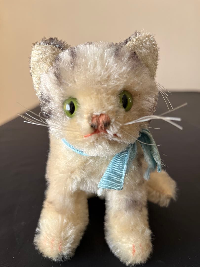 【2/11までの出品】ヴィンテージ シュタイフ　ネコ 猫