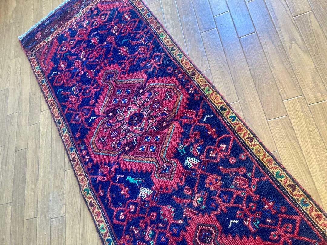 アンティークタブリーズオールドヴィンテージランナーラグ