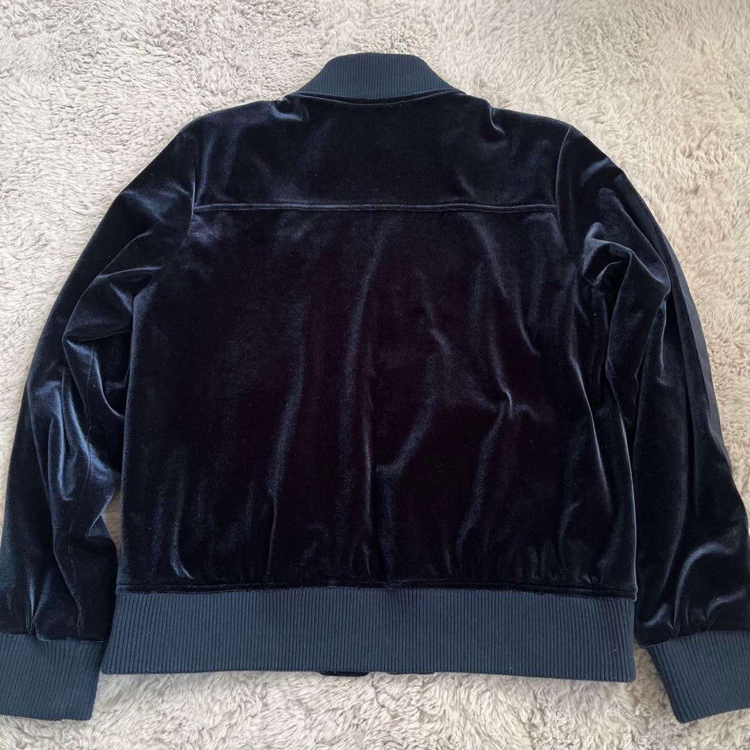 FRED PERRY ベロアブルゾン ジャージ ネイビー　8 美品