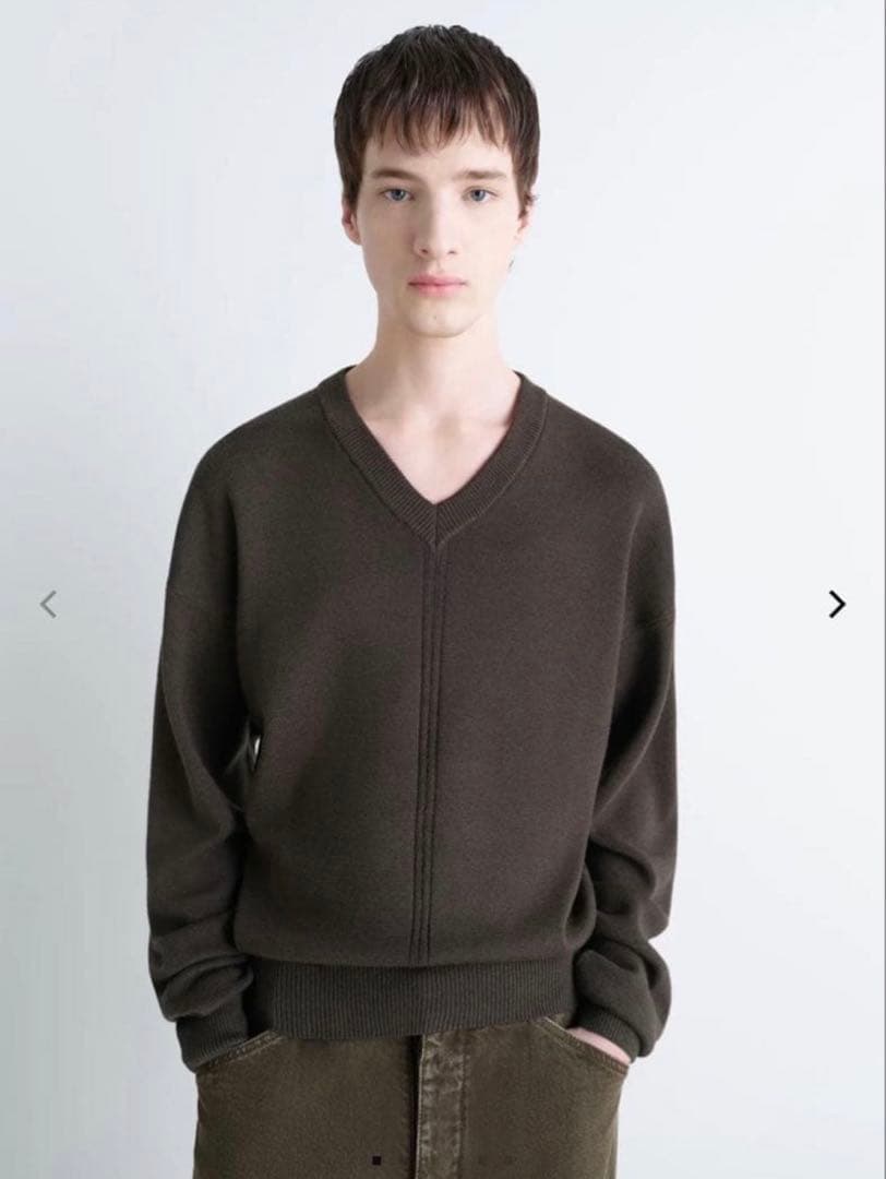 lemaire vネック セーター ルメール