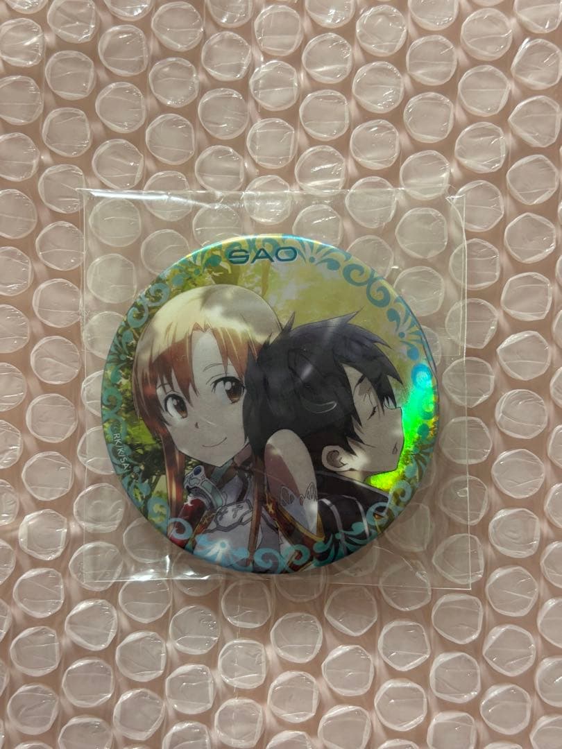 【激レア】アスナ＆キリト ソードアート・オンライン SAO 缶バッジ