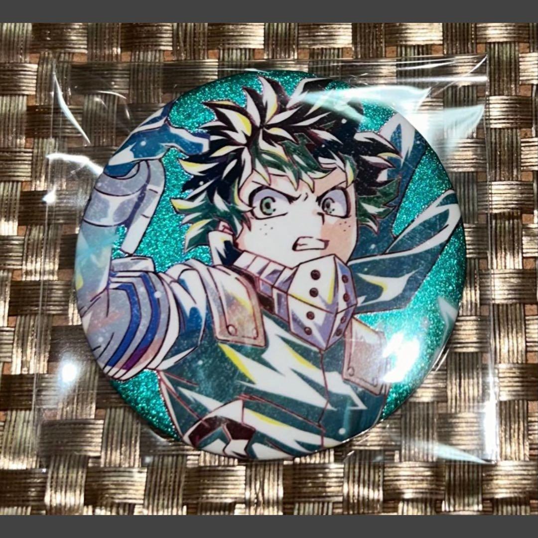 ヒロアカ 緑谷出久 デク グリッター 缶バッジ