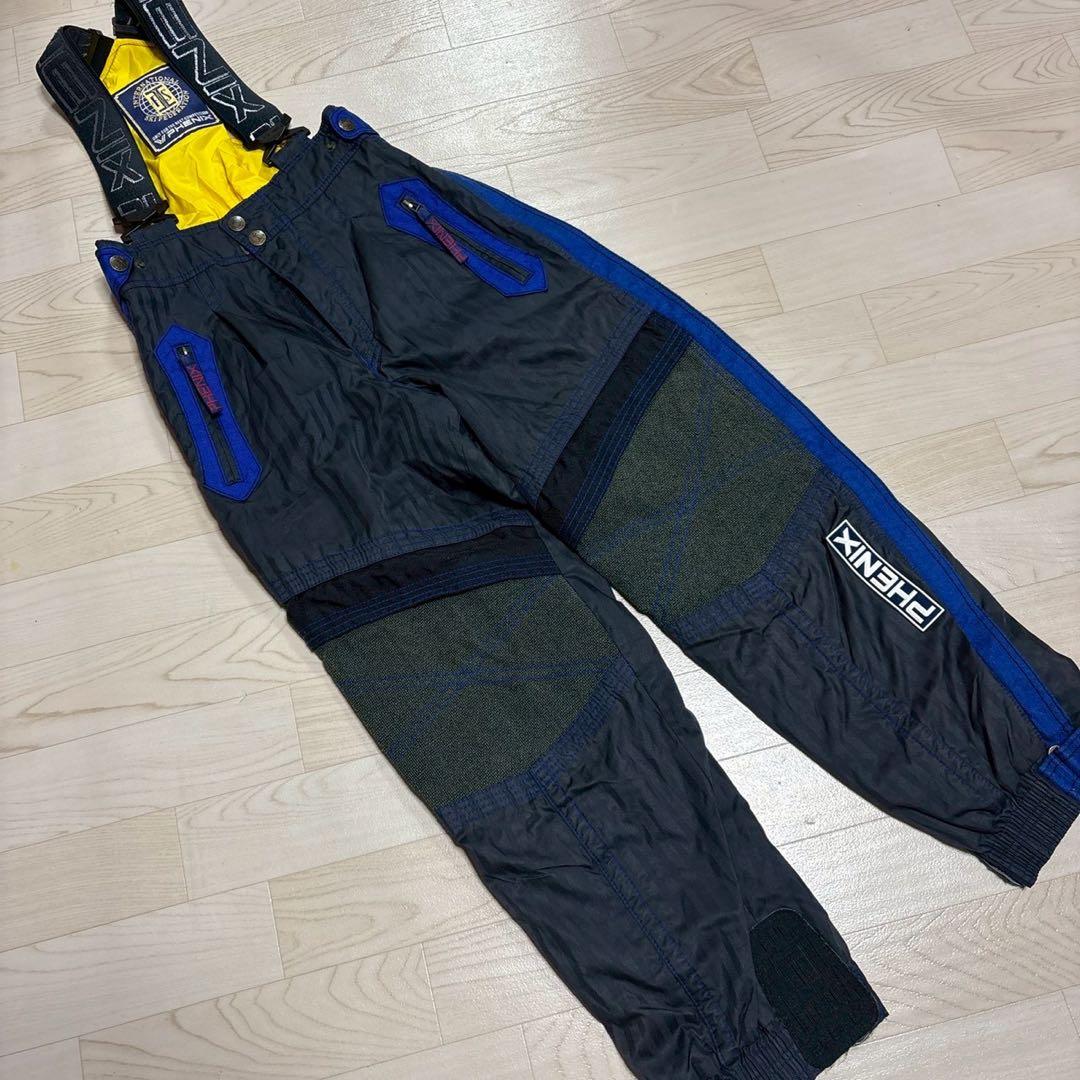 PHENIX スキーウェア 青/黒 フード付き　M 送料無料