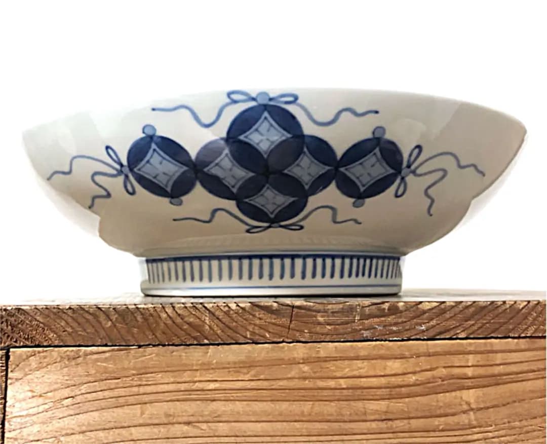 時代 鍋島焼 鍋島藩 染付け 草花紋