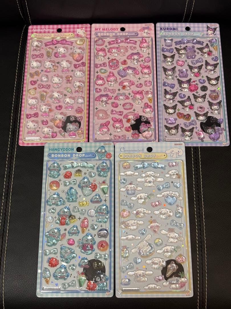 【正規品】ボンボンドロップシール　サンリオ　第二弾　5種セット