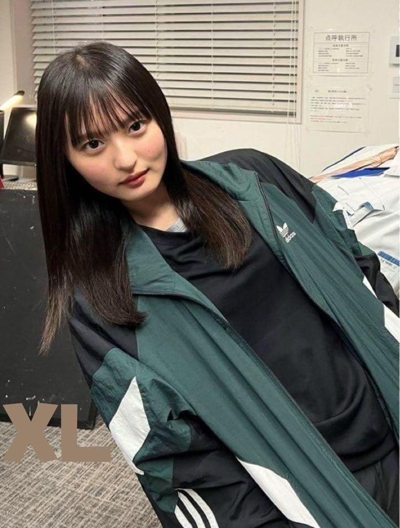 激レア⭐極美品アディダスナイロントラックジャケット常田大希 遠藤さくらXL緑黒白