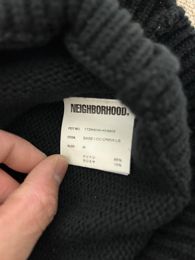 ネイバーフッド　黒ニット