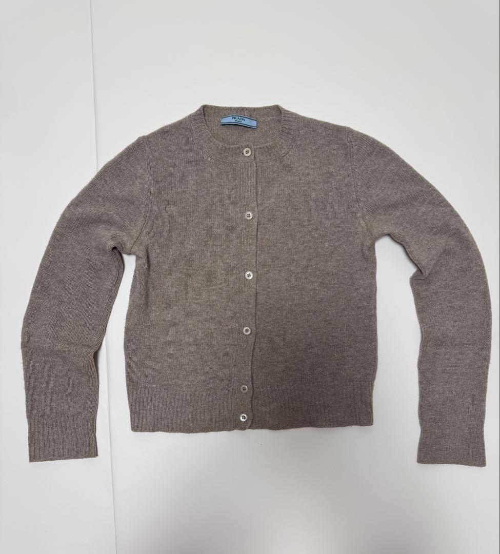 PRADA ブラウン カーディガン 長袖