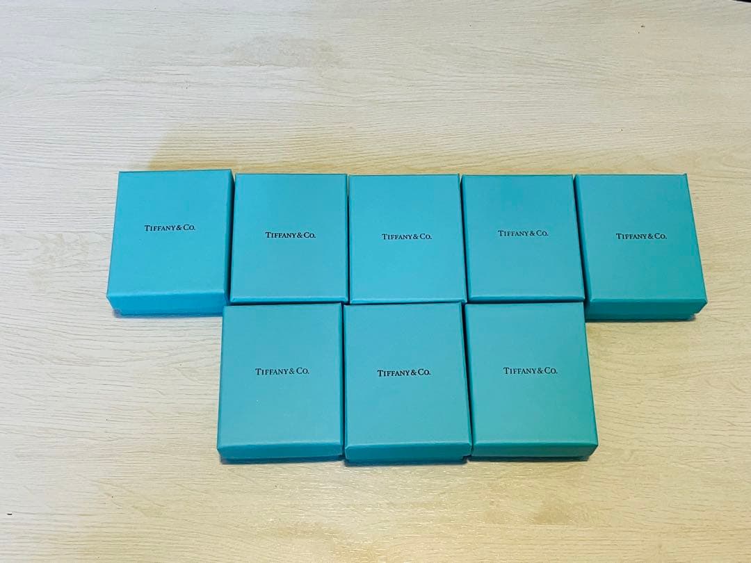 Tiffany & Co. アクセサリー空箱　ギフトボックス ８個セット　現行品