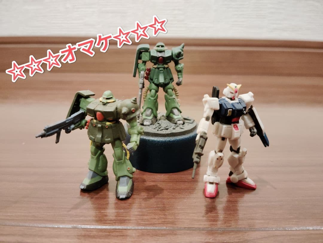 初代　機動戦士ガンダム　フィギアセット　ソフビ（オマケ付き）