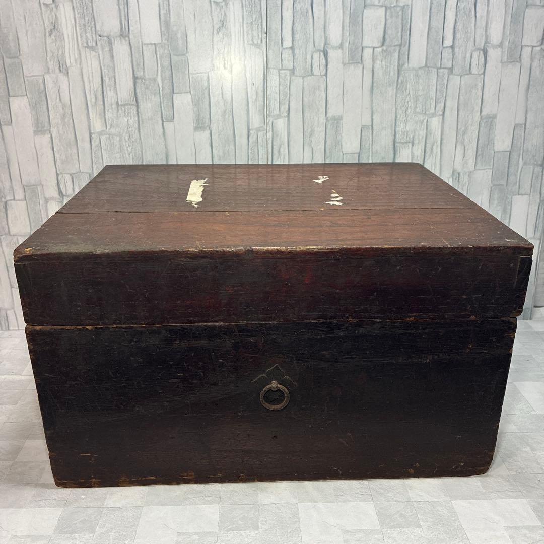 古道具 小物入れ 引出し 骨董 明治 当時物 時代物 木製 レトロ 鍵なし