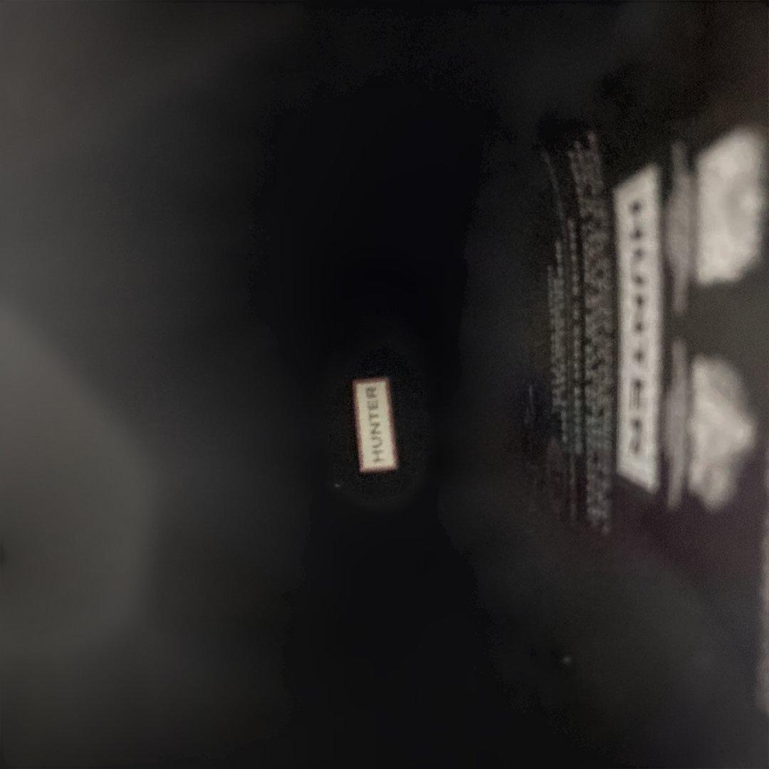 HUNTER 【ハンター 】レインブーツ ベルト付き ブラック　約23cm