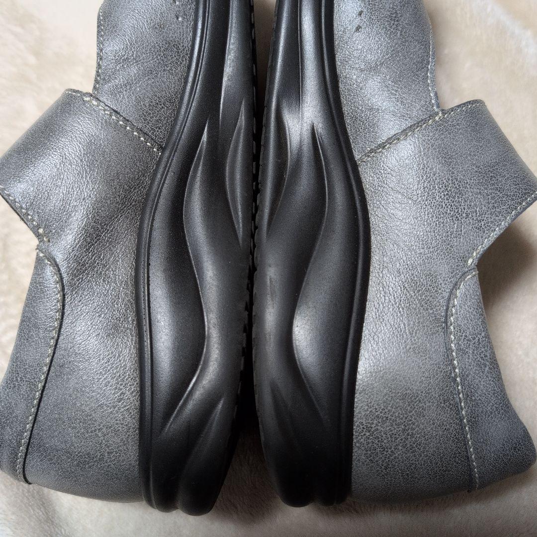 Finn Comfort ウォーキングシューズ ベルクロ　ハドソン　グレー