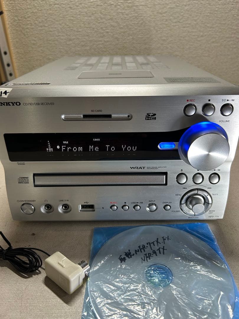 J14整備ONKYO NFR-7TX ハイレゾCD/SD/USBレシーバー